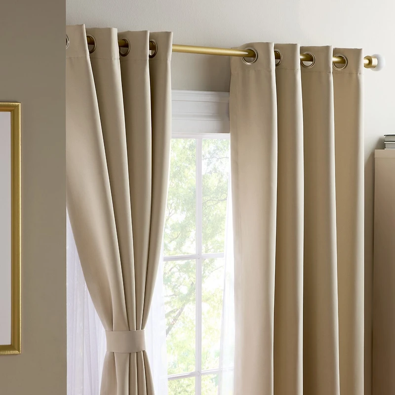 Town And Country Oslo Grommet Top Room Darkening Set of 2 Curtain Panel