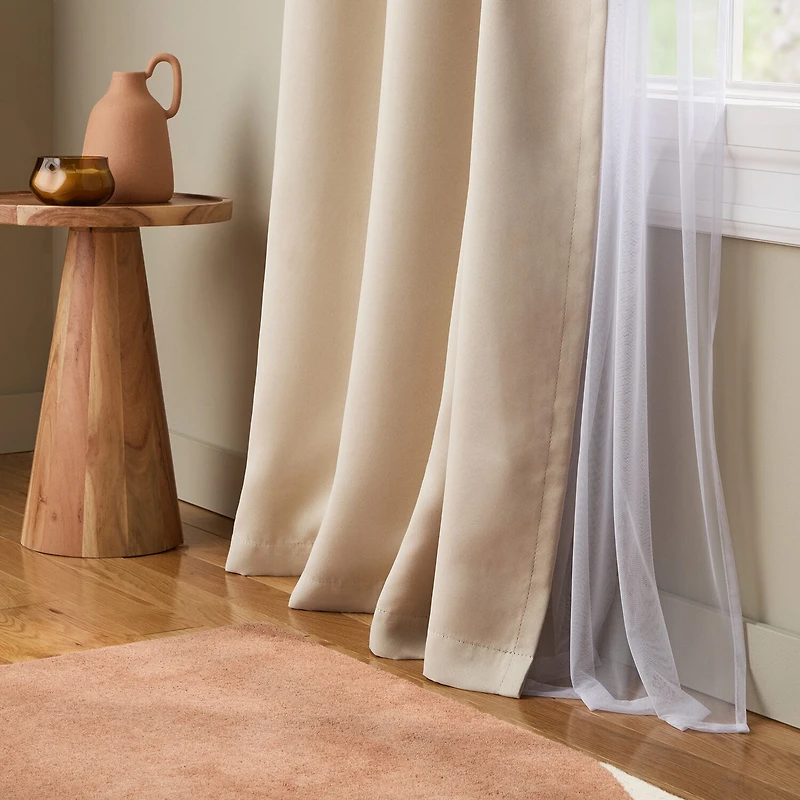 Town And Country Oslo Grommet Top Room Darkening Set of 2 Curtain Panel