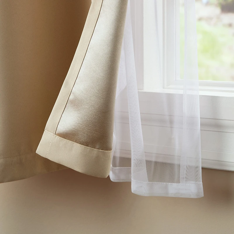 Town And Country Oslo Grommet Top Room Darkening Set of 2 Curtain Panel