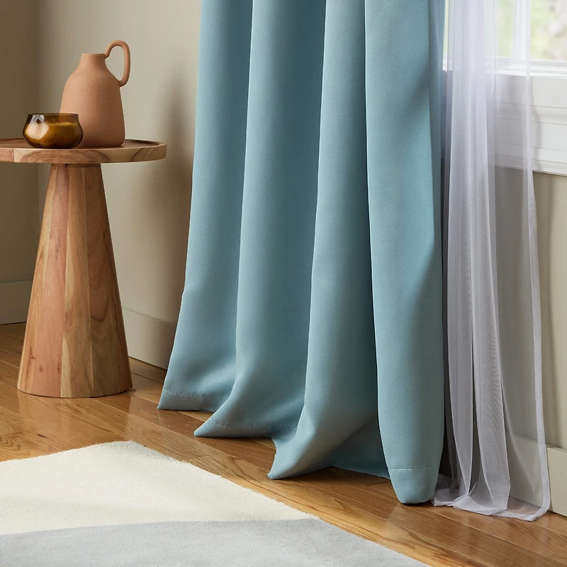 Town And Country Oslo Grommet Top Room Darkening Set of 2 Curtain Panel