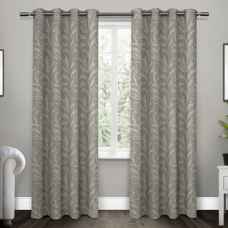 Exclusive Home Curtains Kilberry Grommet Top Room Darkening Set of 2 Curtain Panel
