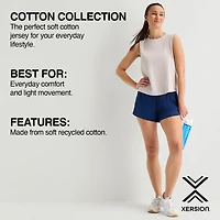 Xersion Womens Crew Neck Sleeveless Active Tank Top