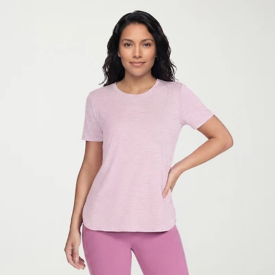 Skechers Womens Round Neck Short Sleeve Quick Dry Active T-Shirt
