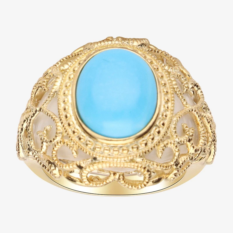 LIMITED QUANTITIES Genuine Turquoise Scroll Ring
