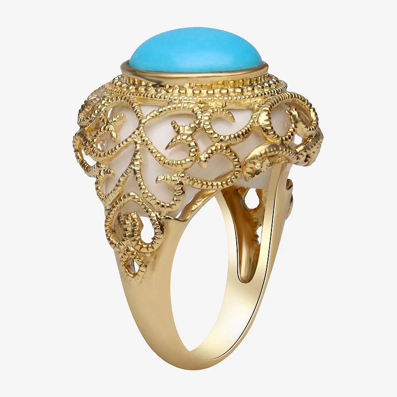 LIMITED QUANTITIES Genuine Turquoise Scroll Ring
