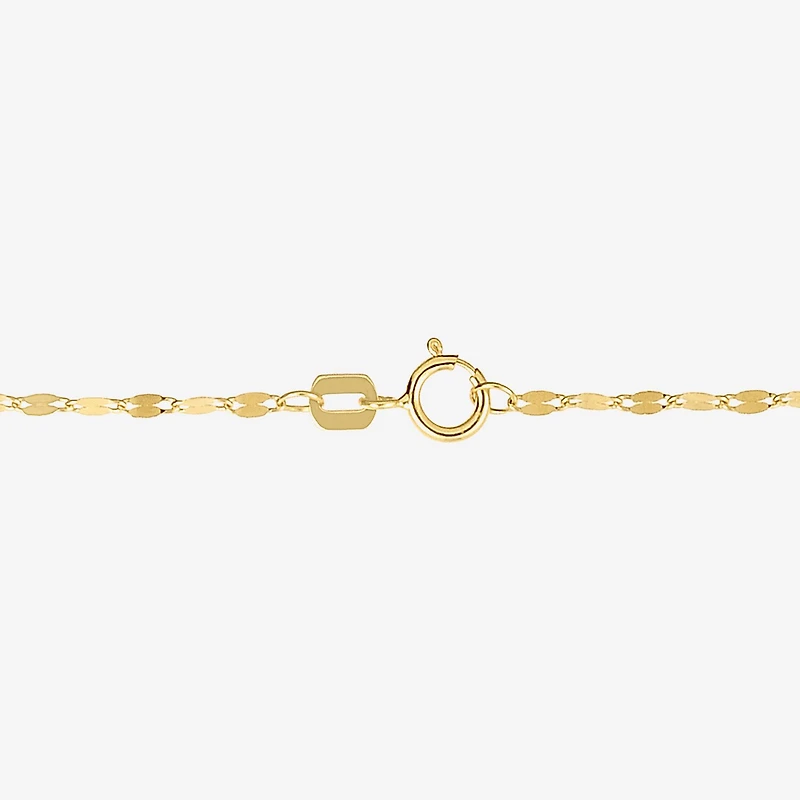 Gold Addiction Womens 14K Gold 18 Inch Chain Necklace