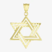 Religious Jewelry Star Of David Unisex Adult 14K Gold Star Pendant