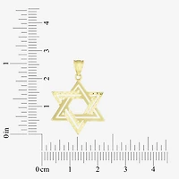 Religious Jewelry Star Of David Unisex Adult 14K Gold Star Pendant