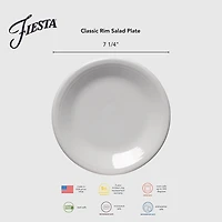 Fiesta Classic Rim 4-pc. Luncheon Plate