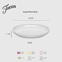 Fiesta Coupe 40oz. Dinner Bowl