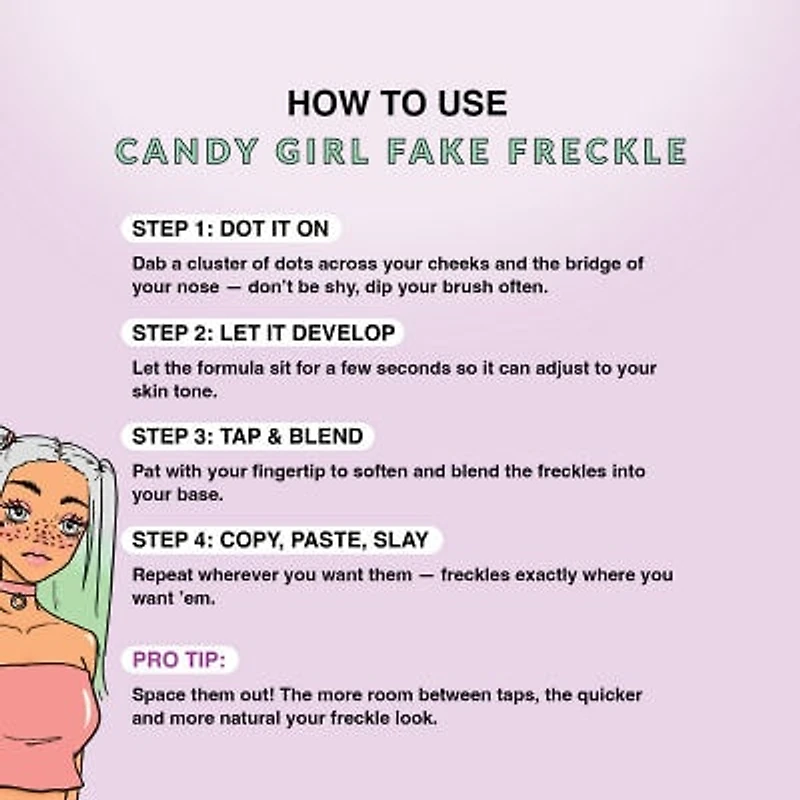 KimChi Chic Beauty Candy Girl Fake Freckle