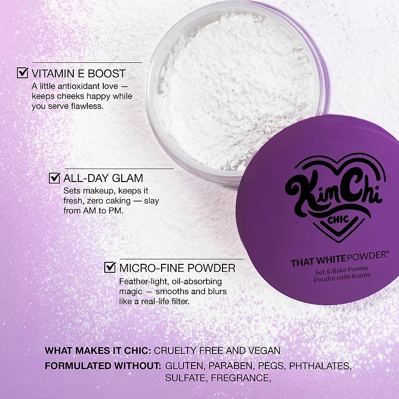 KimChi Chic Beauty That White Powder Set & Bake Powder