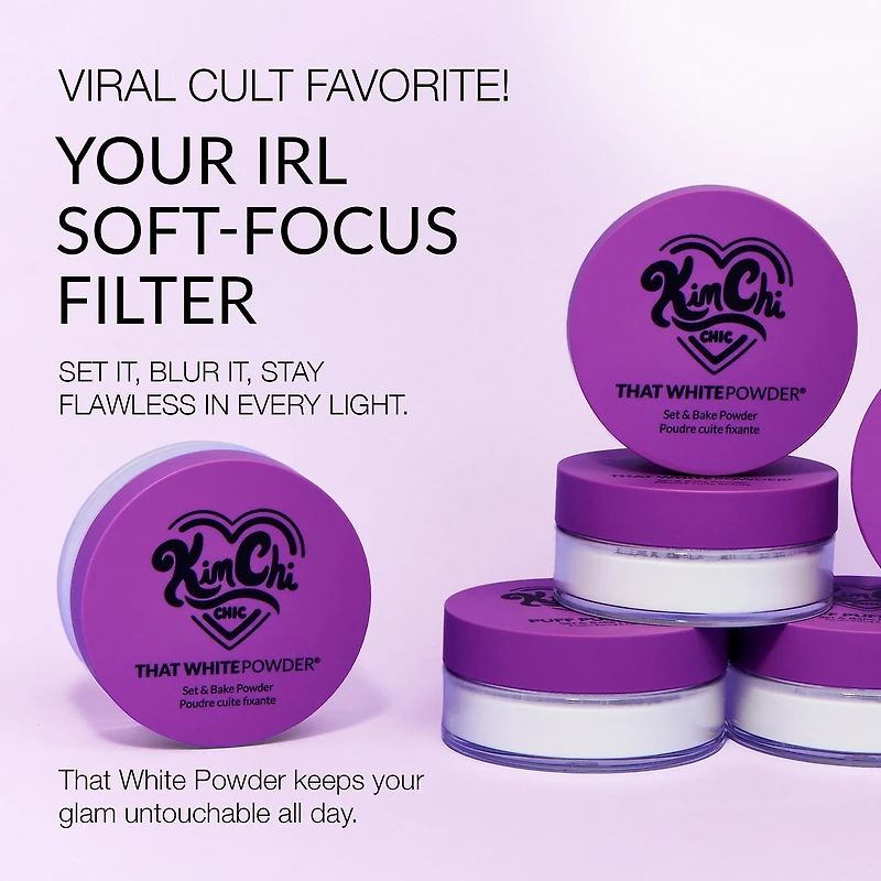 KimChi Chic Beauty That White Powder Set & Bake Powder