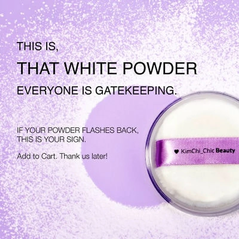 KimChi Chic Beauty That White Powder Set & Bake Powder