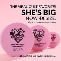 KimChi Chic Beauty Giant Puff Puff Pass Set & Bake Powder