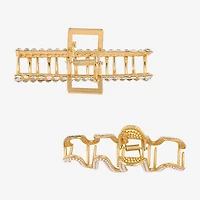 Bijoux Bar Rhinestone 2-pc. Hair Clip