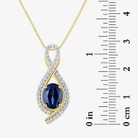 Gemstone 14K Gold Over Silver Sterling Oval Jewelry Set