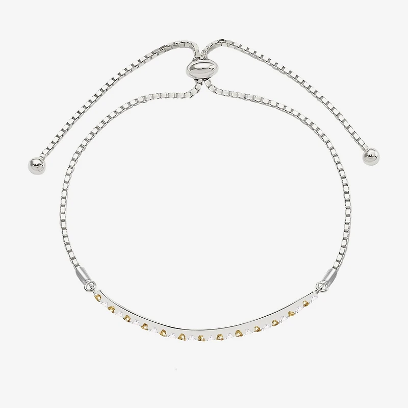 Gemstone Sterling Silver Bolo Bracelet