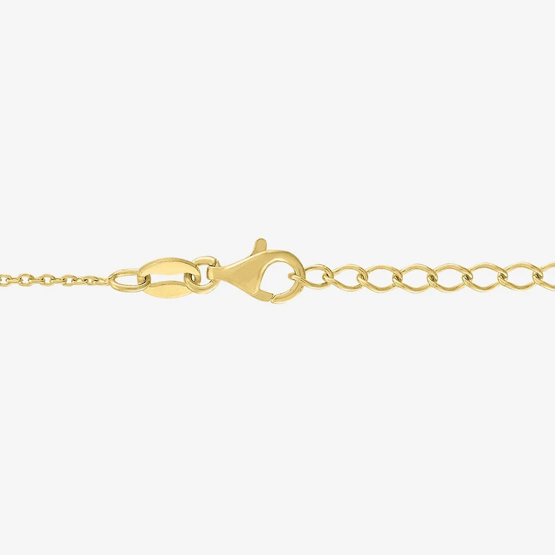 Diamond Addiction (G-H / Si2-I1) Womens 14K Gold Over Silver Sterling Silver 18 Inch Cable Chain Necklace