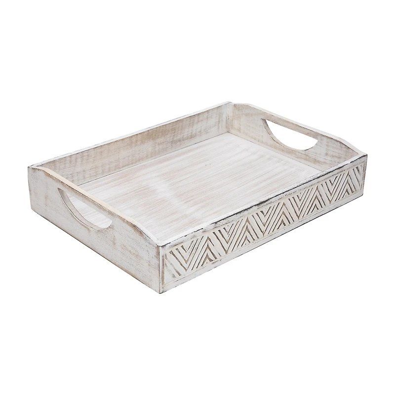 Northlight Chevron Display 2-pc. Decorative Tray