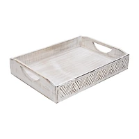 Northlight Chevron Display 2-pc. Decorative Tray