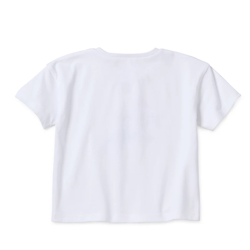 Okie Dokie Active Girls Round Neck Short Sleeve Active T-Shirt