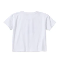 Okie Dokie Active Girls Round Neck Short Sleeve Active T-Shirt