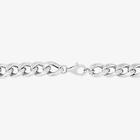 Mens 14K Gold Over Silver 8 1/2 Inch Hollow Curb Id Bracelet