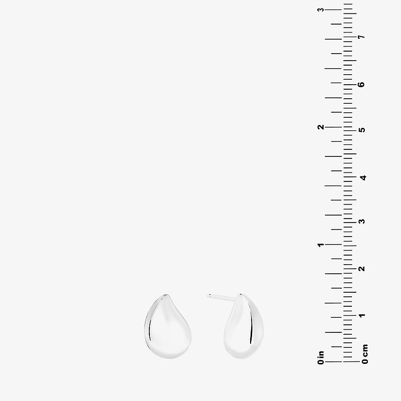Sterling Silver 15.2mm Stud Earrings
