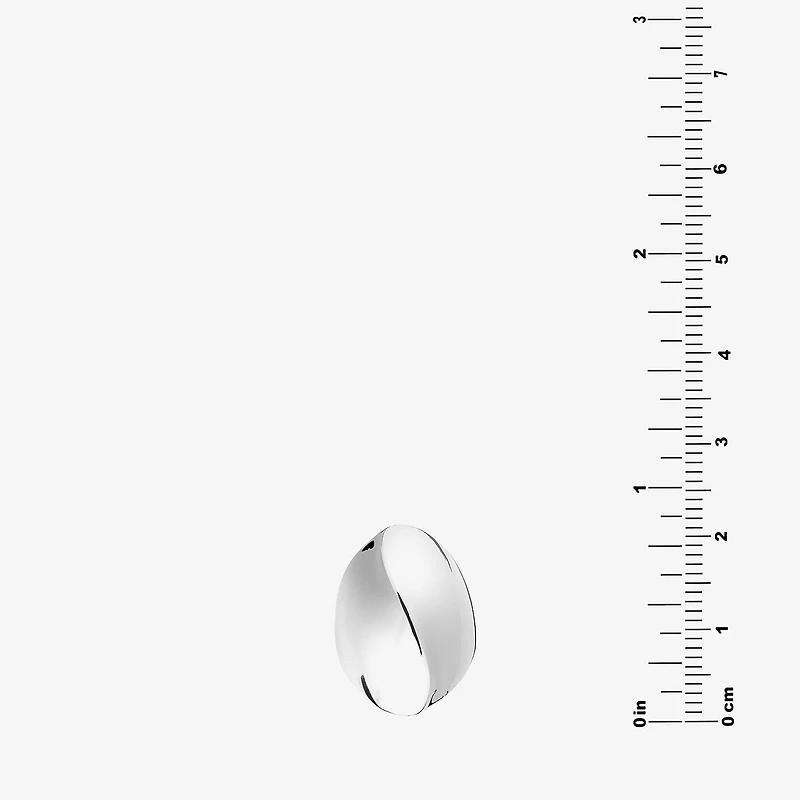 Womens Sterling Silver Cocktail Ring