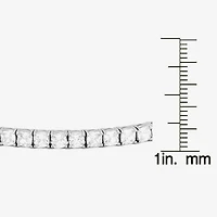 DiamonArt® White Cubic Zirconia Sterling Silver Inch Tennis Bracelet