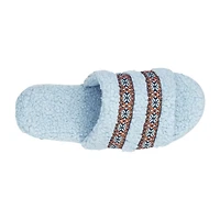 Isotoner Clara Recycled Berber Womens Memory Foam Slip-On Slippers
