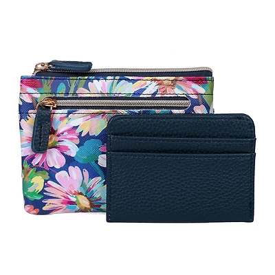 Julia Buxton Large Id Coin Card Case Womens Rfid Blocking Wallet