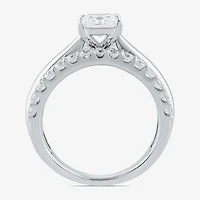 (I / I2) Womens 2 CT. T.W. Lab Grown White Diamond 10K Gold Engagement Ring