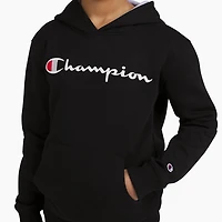 Champion Big Kid Boys Long Sleeve Embroidered Fleece Active Hoodie