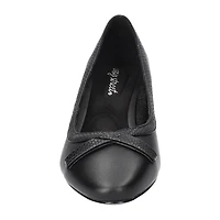 Easy Street Kata Womens Round Stiletto Heel Pumps