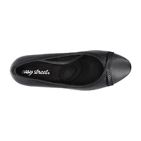 Easy Street Kata Womens Round Stiletto Heel Pumps