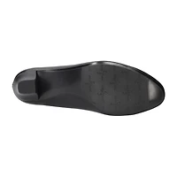 Easy Street Kata Womens Round Stiletto Heel Pumps