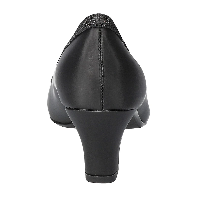 Easy Street Kata Womens Round Stiletto Heel Pumps