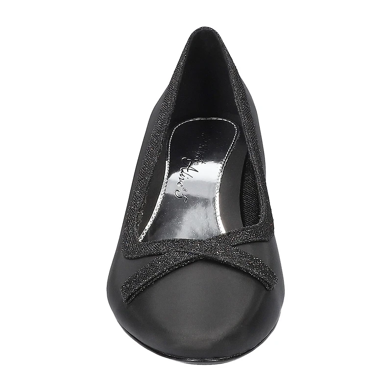 Easy Street Kata Womens Round Stiletto Heel Pumps
