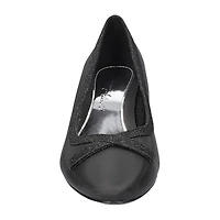 Easy Street Kata Womens Round Stiletto Heel Pumps