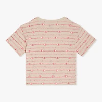 Champion Big Kid Girls Crew Neck Short Sleeve Loose Fit Graphic T-Shirt