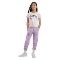 Champion Big Kid Girls Crew Neck Short Sleeve Classic Fit Graphic T-Shirt
