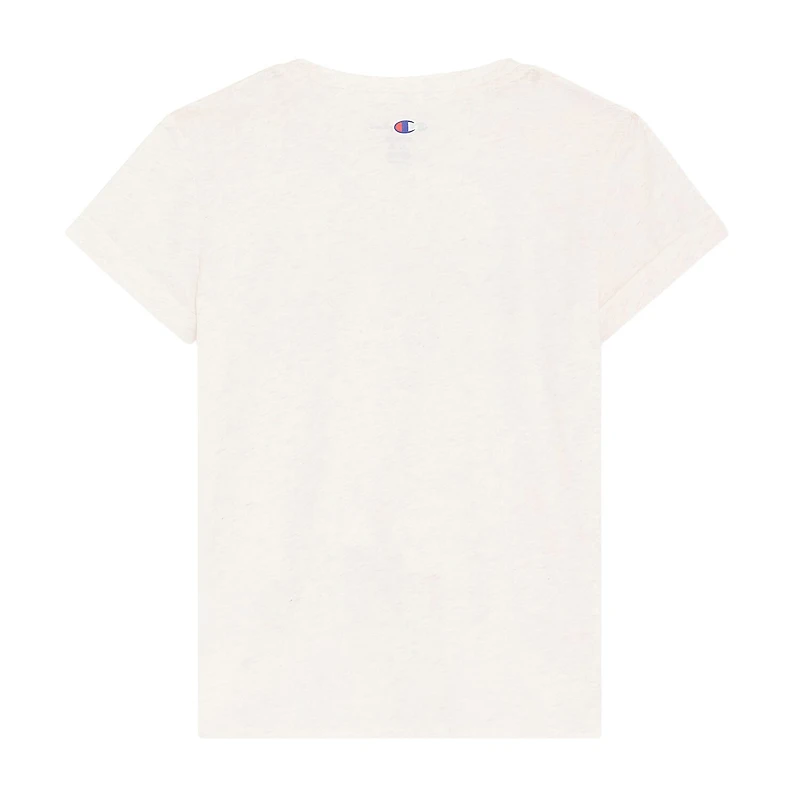 Champion Big Kid Girls Crew Neck Short Sleeve Classic Fit Graphic T-Shirt