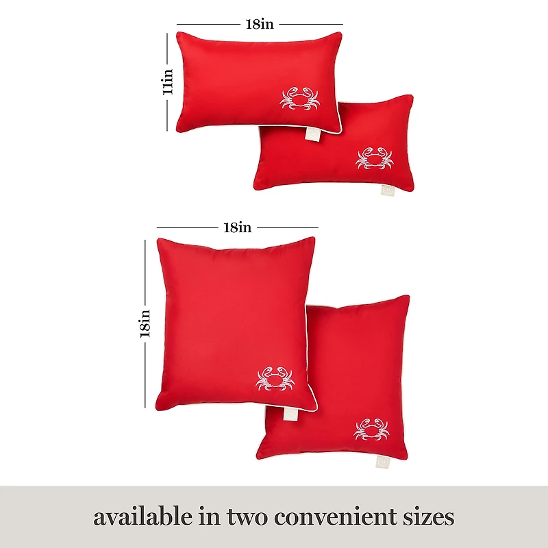 Martha Stewart Americana Embroidered 2-pc. Rectangular Throw Pillow