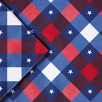 Town And Country Patriotic Plaid Table Runner