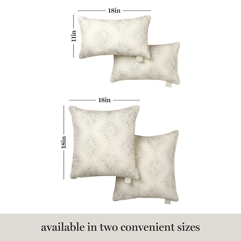 Martha Stewart Becca 2-pc. Rectangular Throw Pillow