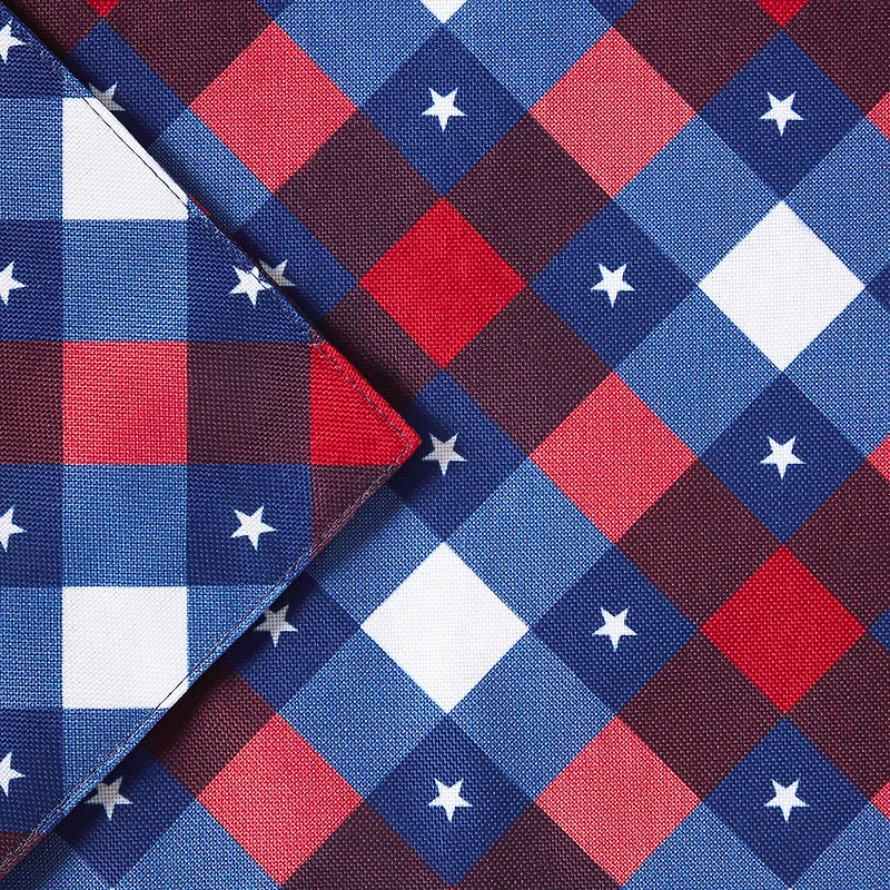 Town And Country Patriotic Plaid 4 Pack Placemat