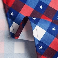 Town And Country Patriotic Plaid Tablecloth