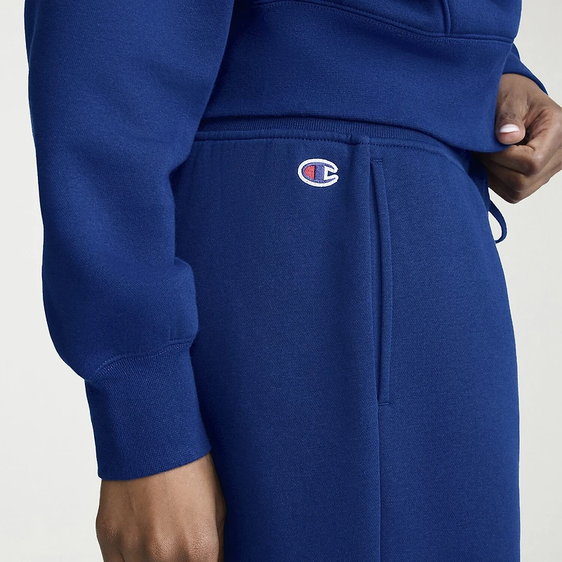Champion Womens Wide Leg Mid Rise Regular Fit Fleece Sweatpant